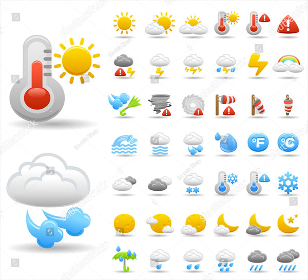 Weather Icons by En Min Shen