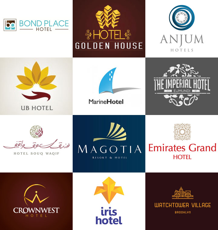 Оригинальные логотипы отелей