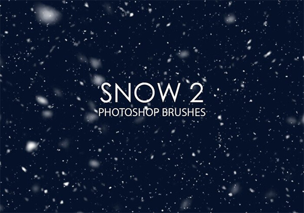 Free Snow Photoshop Brushes 2