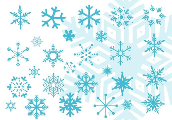 Snowflake Vector Brushes For Photoshop