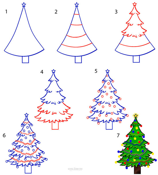 Draw a Christmas Tree (7 шагов)