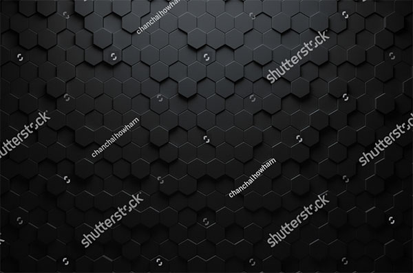 Black Triangular Abstract Background
