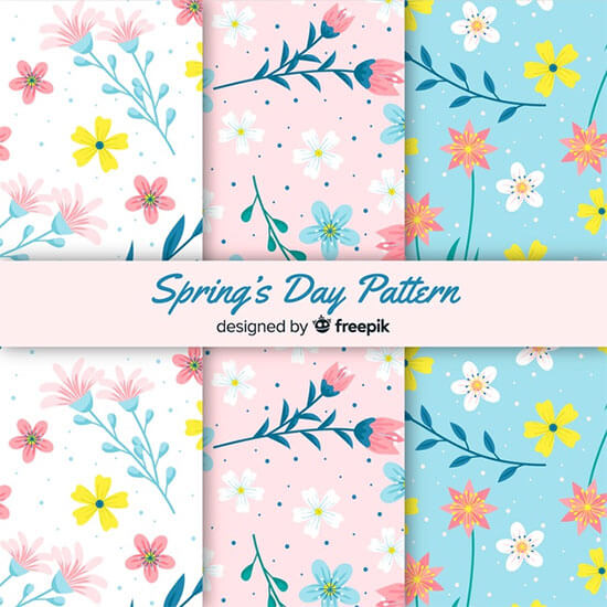 Spring Pattern Collection Free