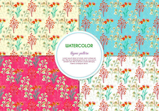Painted Flower Pattern Pack
