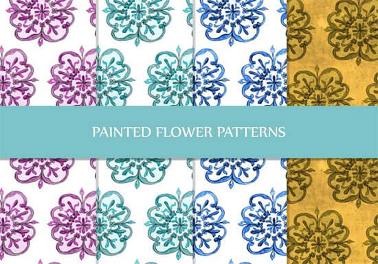 Painted Floral Patterns