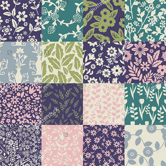 Patterns With Decorative Floral Ornament