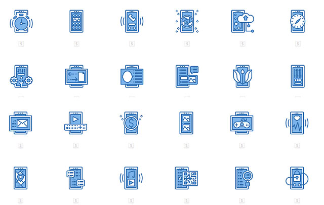 Mobile Interface Icon Pack