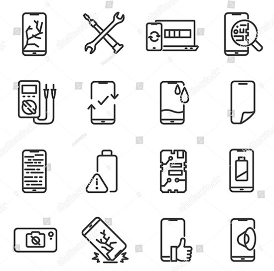 Phone repair Icons