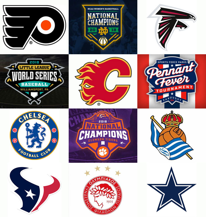 Спортивные логотипы клубов