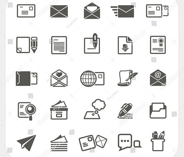 Mail Icons-set