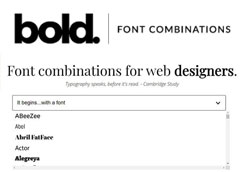 Font Combination Tool