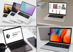 макеты MacBook в PSD формате