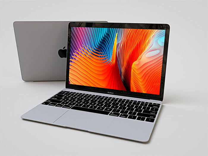 Free Apple MacBook Mockup