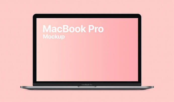 Front View MacBook Pro