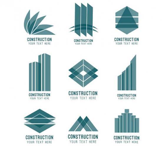 Abstract Construction Logos