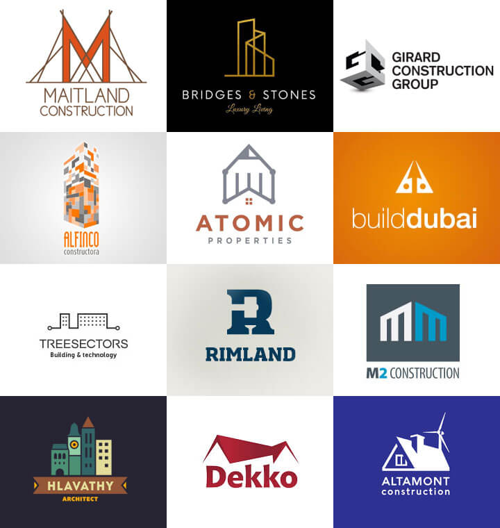 строительные логотипы