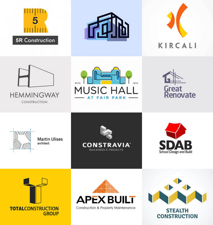 логотипы строительных компаний