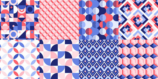 8 Free Seamless Geometric Patterns
