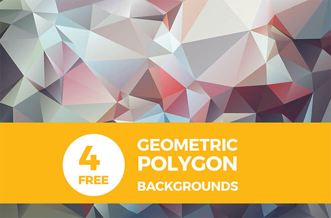 4 Free High-Res Geometric Polygons