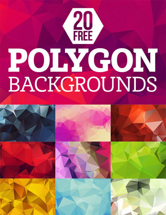 20 Free High-Res Geometric Backgrounds