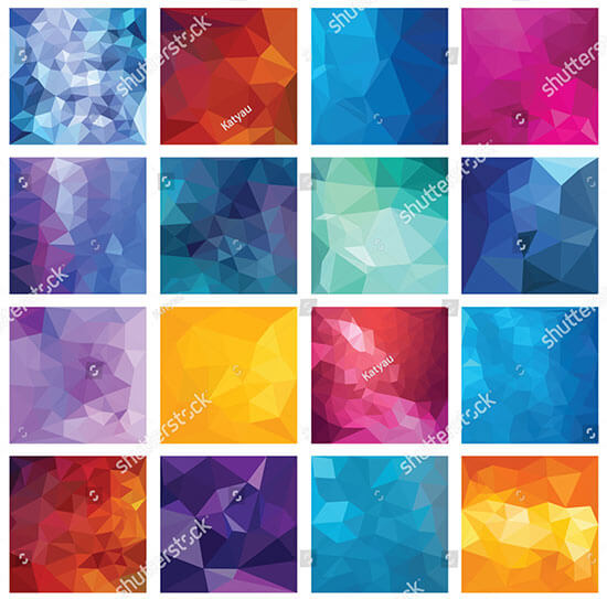 Abstract Geometric Backgrounds Vector Design